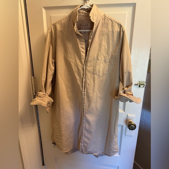 Frank & Eileen Mary Shirt Dress in Sand - Picture 3 of 7